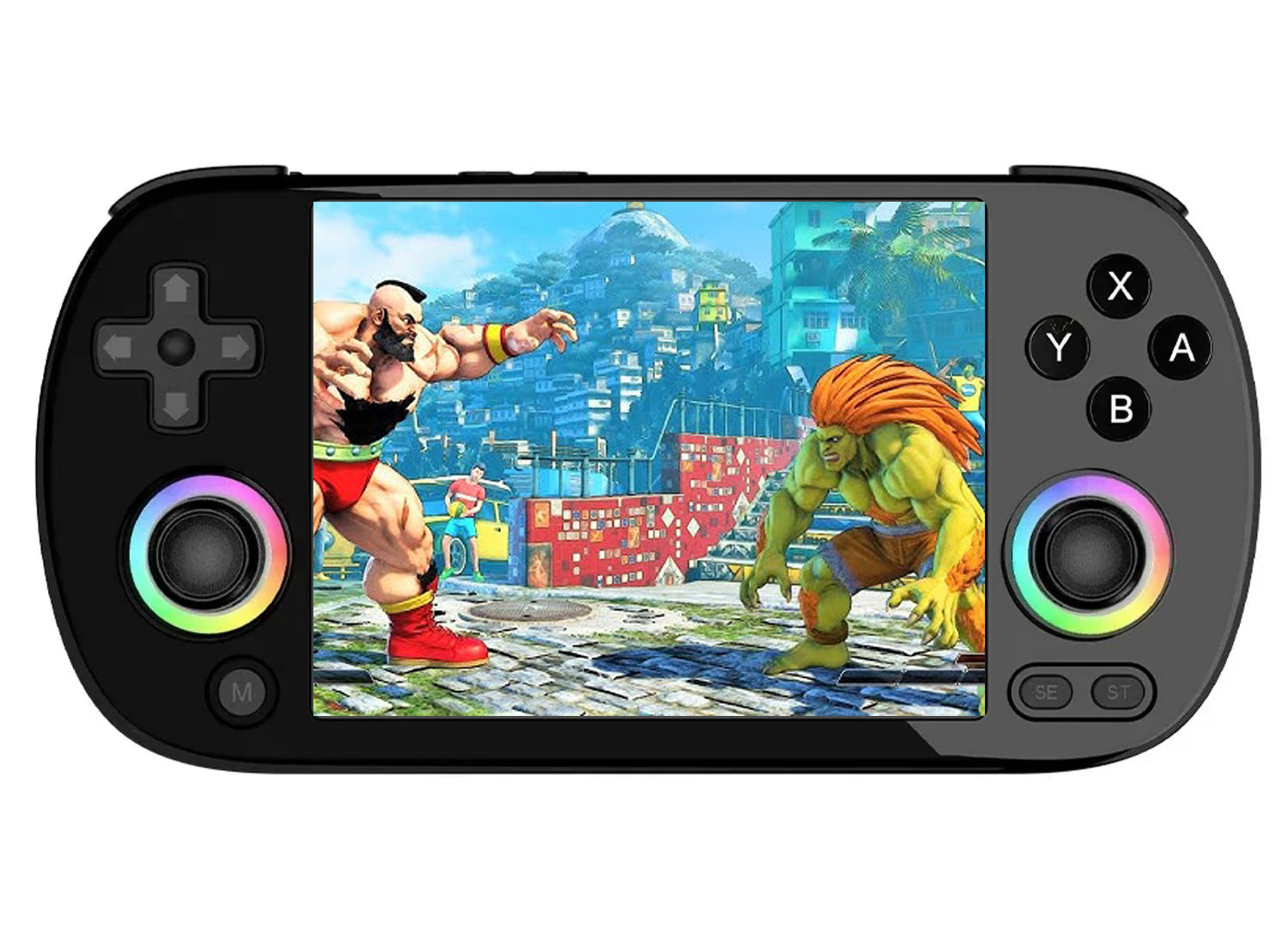 ANBERNIC RG40XX H - Consola de Jogos Portátil, com 11000+ Jogos, Efeitos de Iluminação RGB, Wi-Fi, HDMI ANBERNIC RG40XX H - Consola de Jogos Portátil, com 11000+ Jogos, Efeitos de Iluminação RGB, Wi-Fi, HDMI